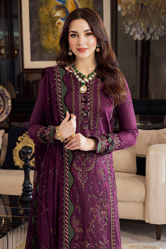 Asim Jofa – Luxury Unstitched 3PC Chiffon Masterpiece