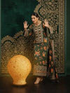 Aneelas Collection | Most Hit Design Silk Digital Printed Suit with Heavy Cut Work Embroidery