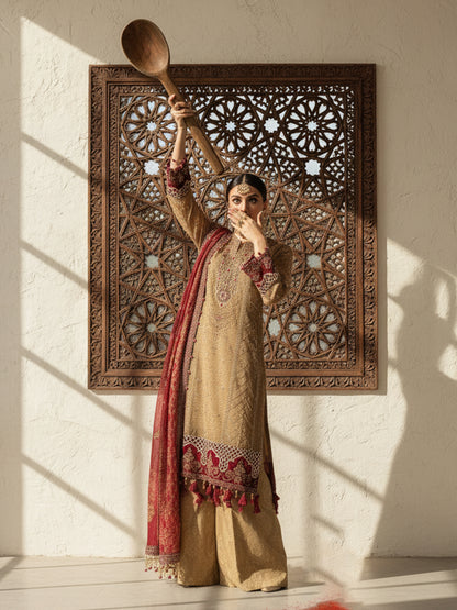 MARIA.B | Exclusive Hand-Worked Net & Chiffon Luxury Festive Suit