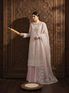 Heavy Sequins & Hand Work Formal Suit | Ready-to-Wear Cutwork Organza Dupatta & Latkans