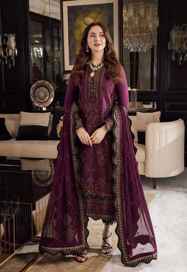 Asim Jofa – Luxury Unstitched 3PC Chiffon Masterpiece