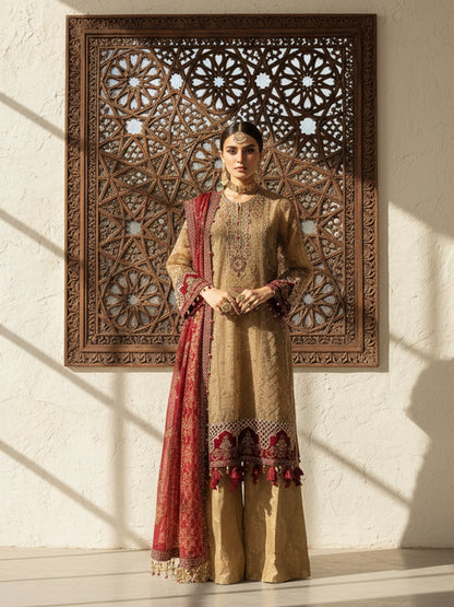 MARIA.B | Exclusive Hand-Worked Net & Chiffon Luxury Festive Suit