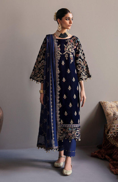 EMAAN ADEEL | Style Velvet Full Embroidered Replica Suit with Sequence & Handwork