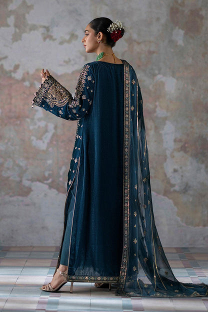 EMAN ADEEL EAY-MEHER-24 | Velvet Heavy Spangle, Hand & Adda Work Winter Suit