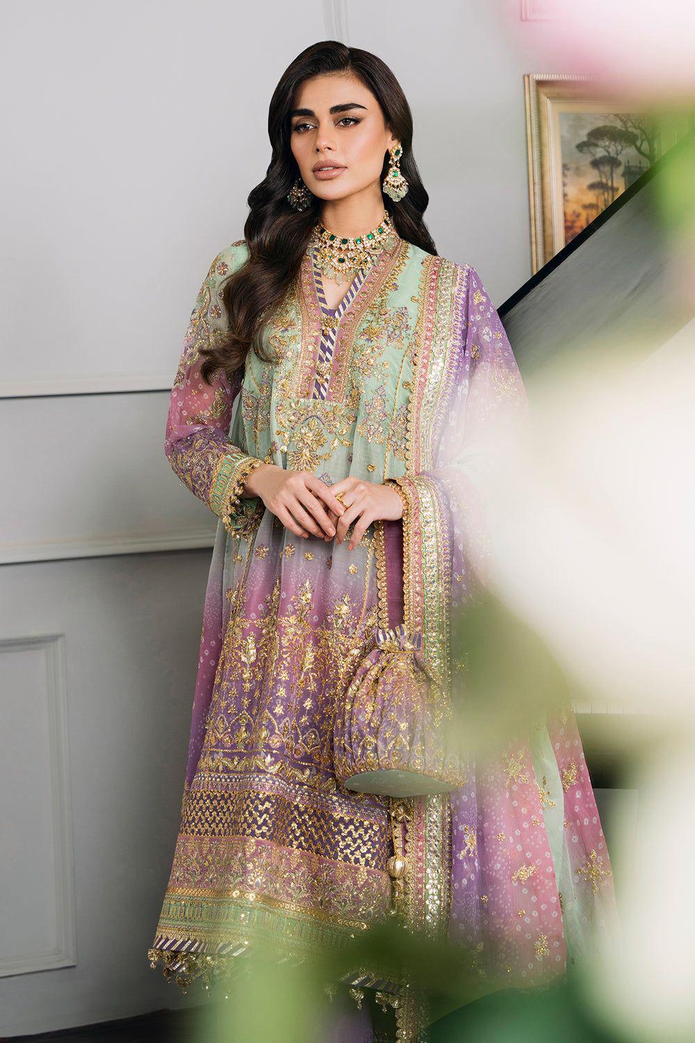 BAROQUE Style Premium Chiffon Replica | Sequins & Handcrafted Adda Work Suit