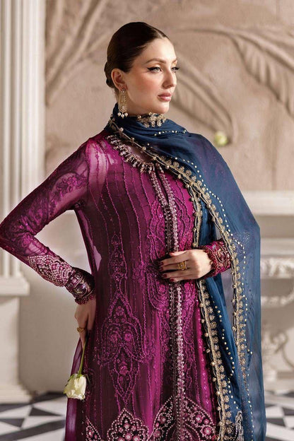 MARIA B | Chiffon Heavy Hand & Laser Work Festive Suit