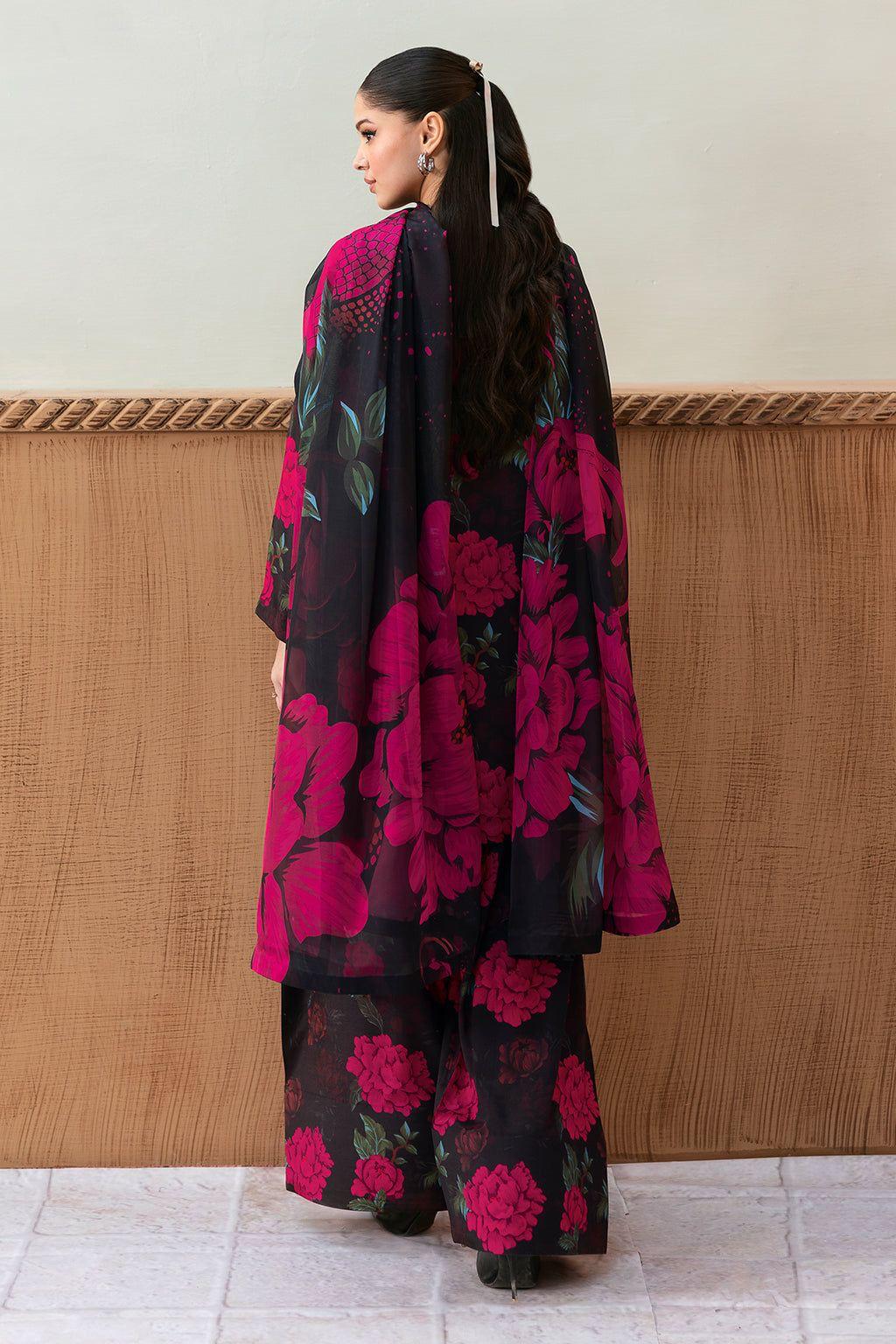 Limelight Pret Diaries | Restock 3PC Digital Printed Swiss Lawn Suit with Silk Dupatta