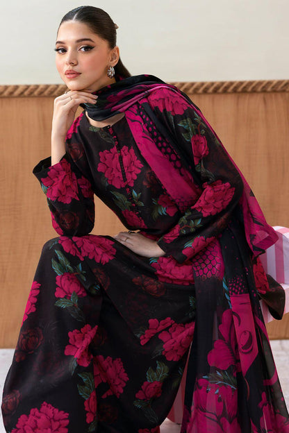 Limelight Pret Diaries | Restock 3PC Digital Printed Swiss Lawn Suit with Silk Dupatta