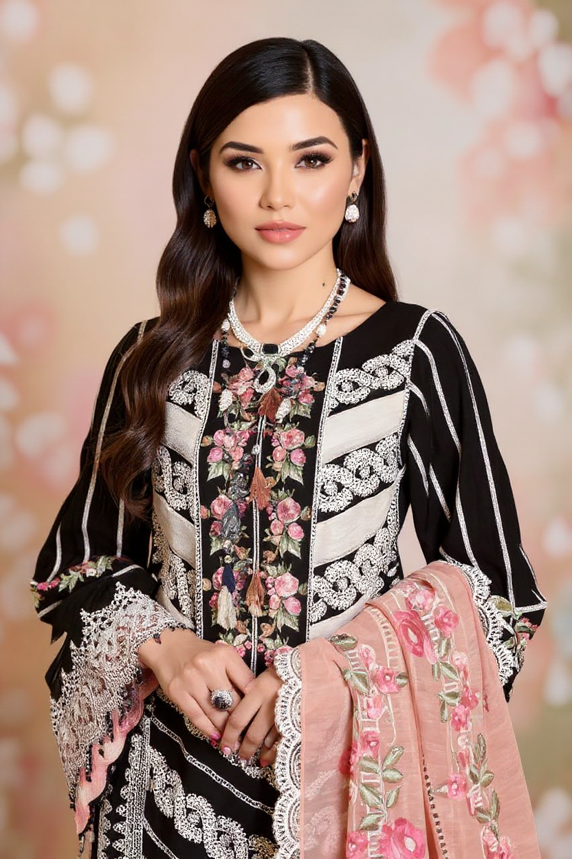 Crimson by Saira Shakira – Eid Luxury Lawn Collection (Most Hit Design)